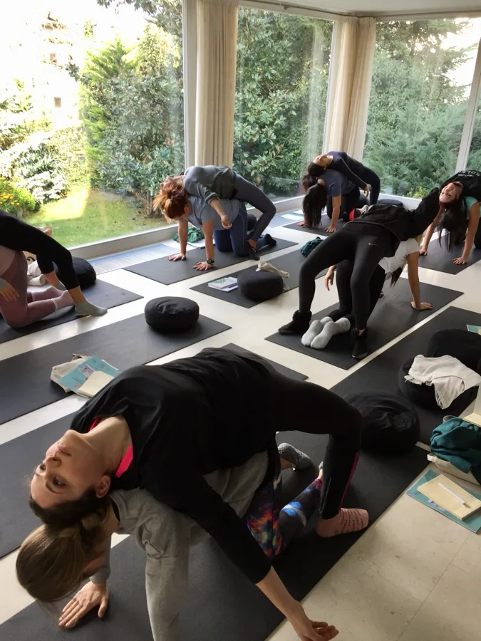 Çocuk yogası eğitmenliği programından kare 14