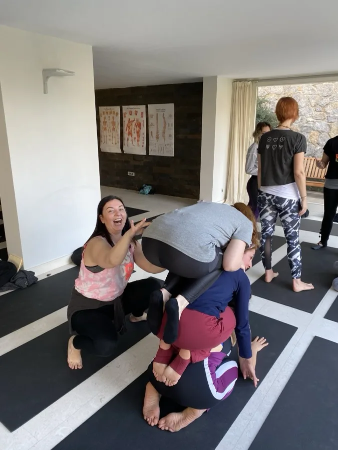 Çocuk yogası eğitmenliği programından kare 28