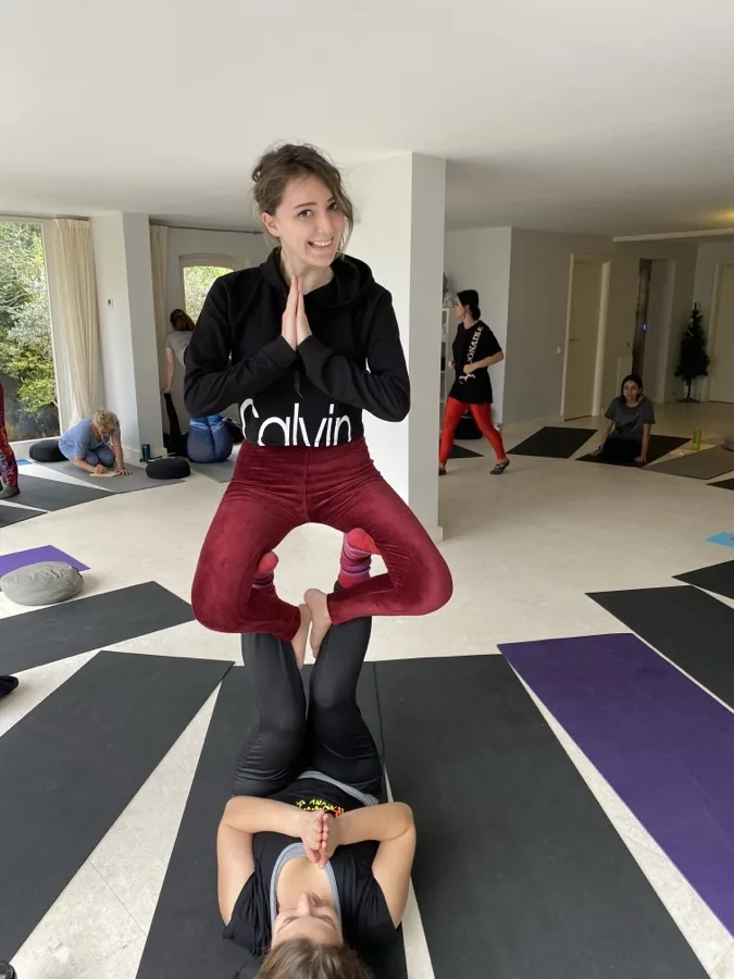 Çocuk yogası eğitmenliği programından kare 35
