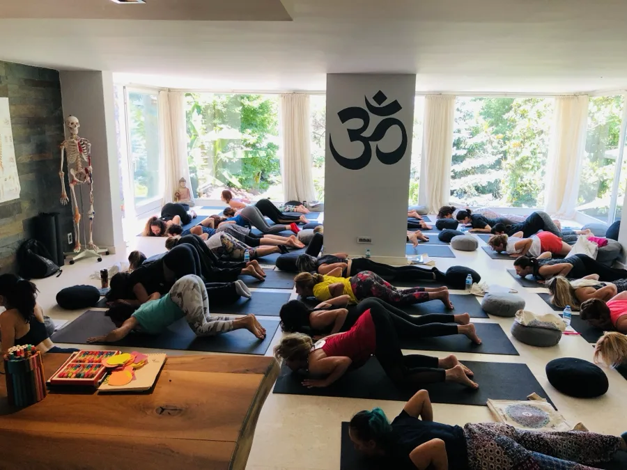 Çocuk yogası eğitmenliği programından kare 42