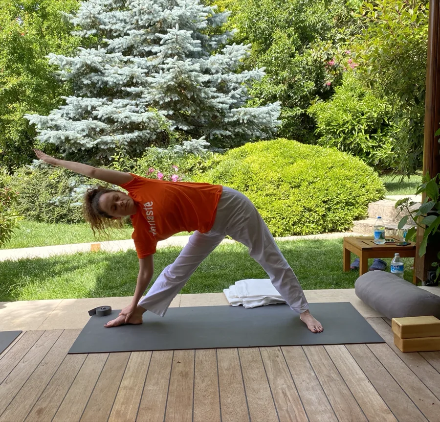 Hamile yogası eğitmenliği programından kare 8